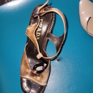 Prada sandles heels